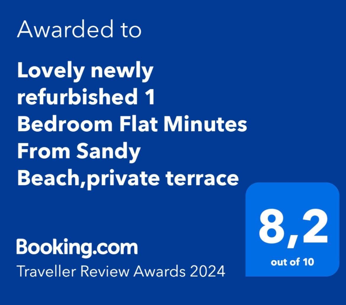 Lovely Newly Refurbished 1 Bedroom Flat Minutes From Sandy Beach,Private Terrace 科斯塔卡莱塔 外观 照片